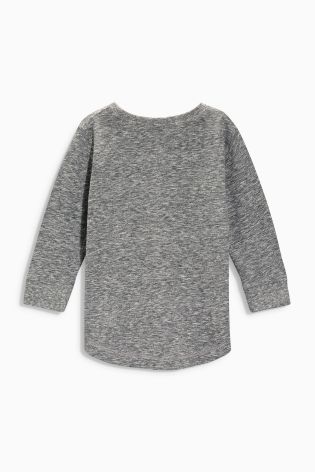 Grey Awesome Long Sleeve Top (3mths-6yrs)